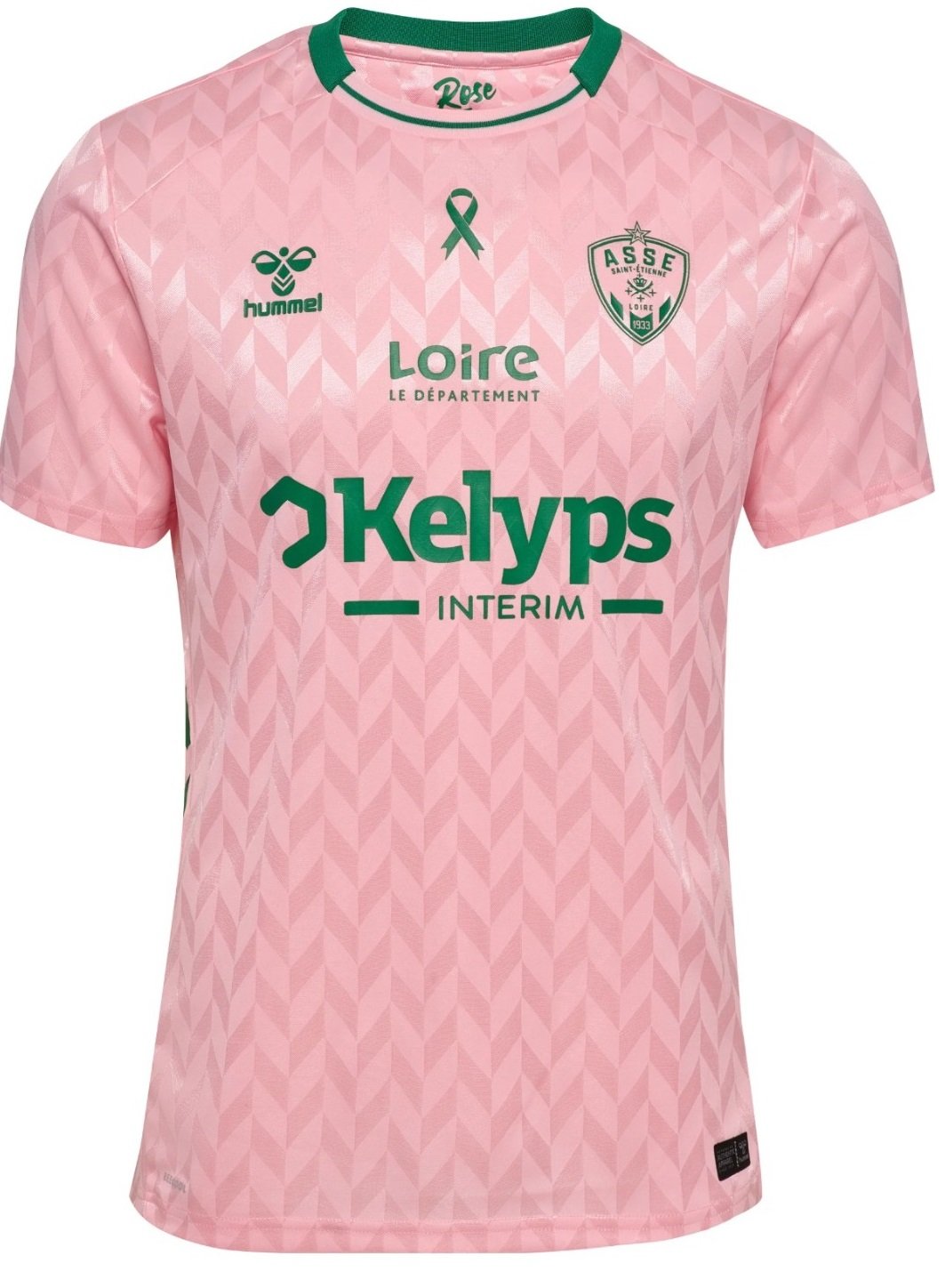 Camisa Goleiro  Saint Etienne 2025 2026 Hummel oficial Outubro Rosa 